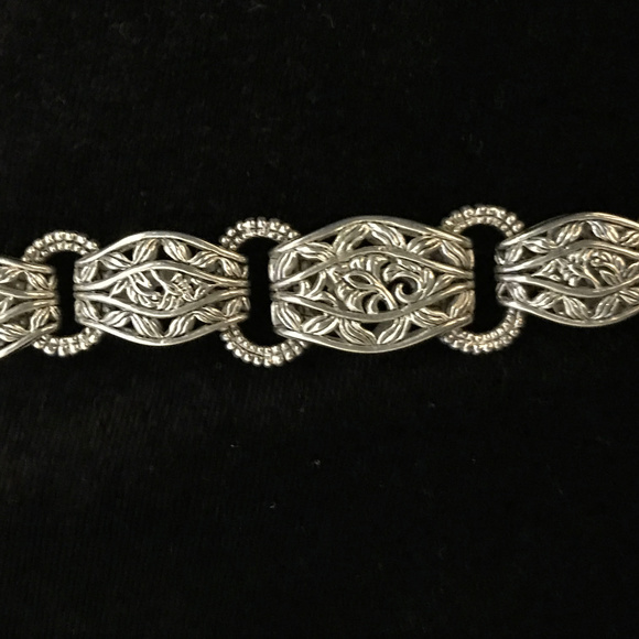 BARSE Sterling Silver Designer Link Bracelet - Picture 2 of 7